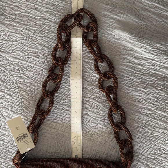 Anthropologie Beaded Shoulder Bag with Beaded Chain Strap - Picture 13 of 13